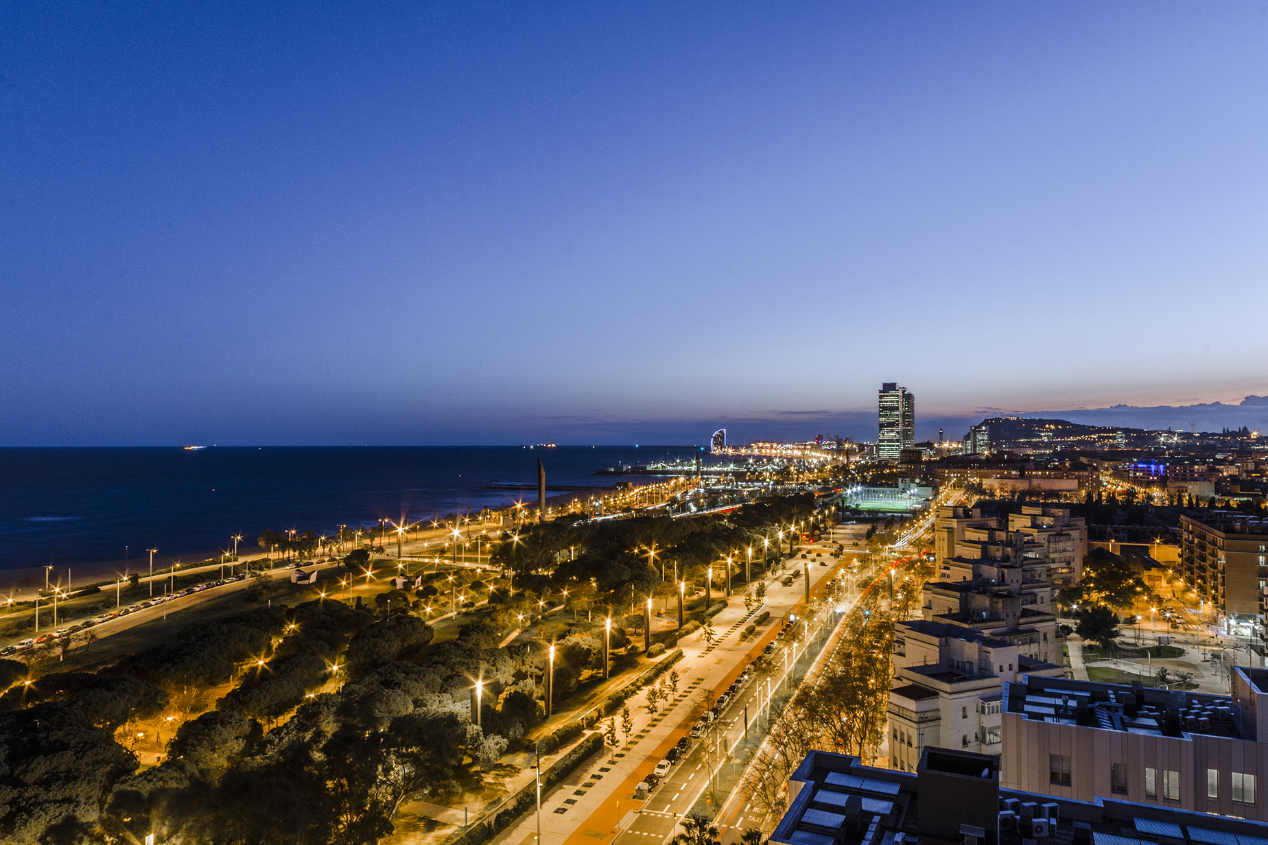 panoramic views in Barcelona